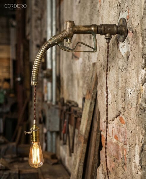Vintage Gas Nozzle Light