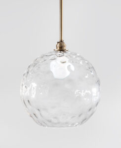 Dimple Glass Pendant Light Fixture