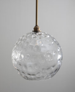 Dimple Glass Pendant Light Fixture