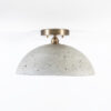 Galilean Concrete Flush Mount Light