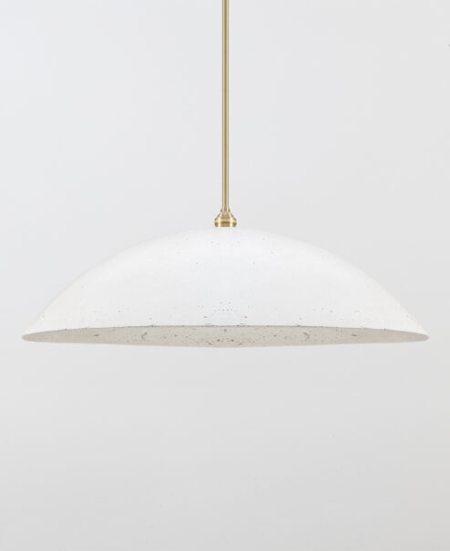 White Concrete Dome Light