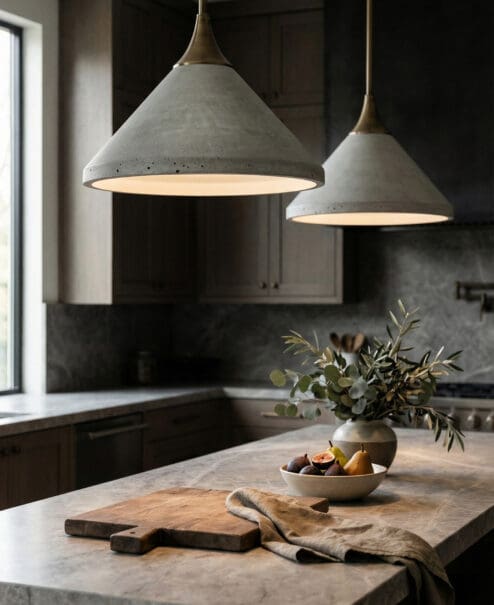 Concrete Pendant Light