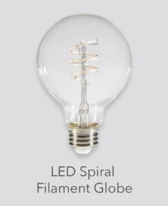 LED Spiral Globe Bulb