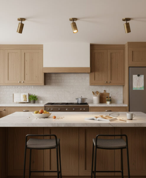 Alternative view of Core Angled Flush Mount Light