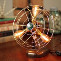 Vintage Fan Lamp
