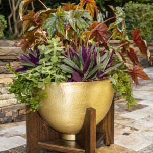Hammered Dome Planter